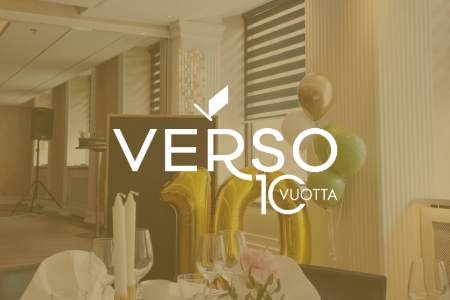 Tuotekuva tuotteelle Verso 10 vuotta – Buffetmenu 14.8.2026 juhlatila Kerkässä klo 18:00